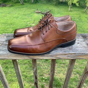 Tan Leather Florsheim Dress Shoes with Leather inside and outside 12 D